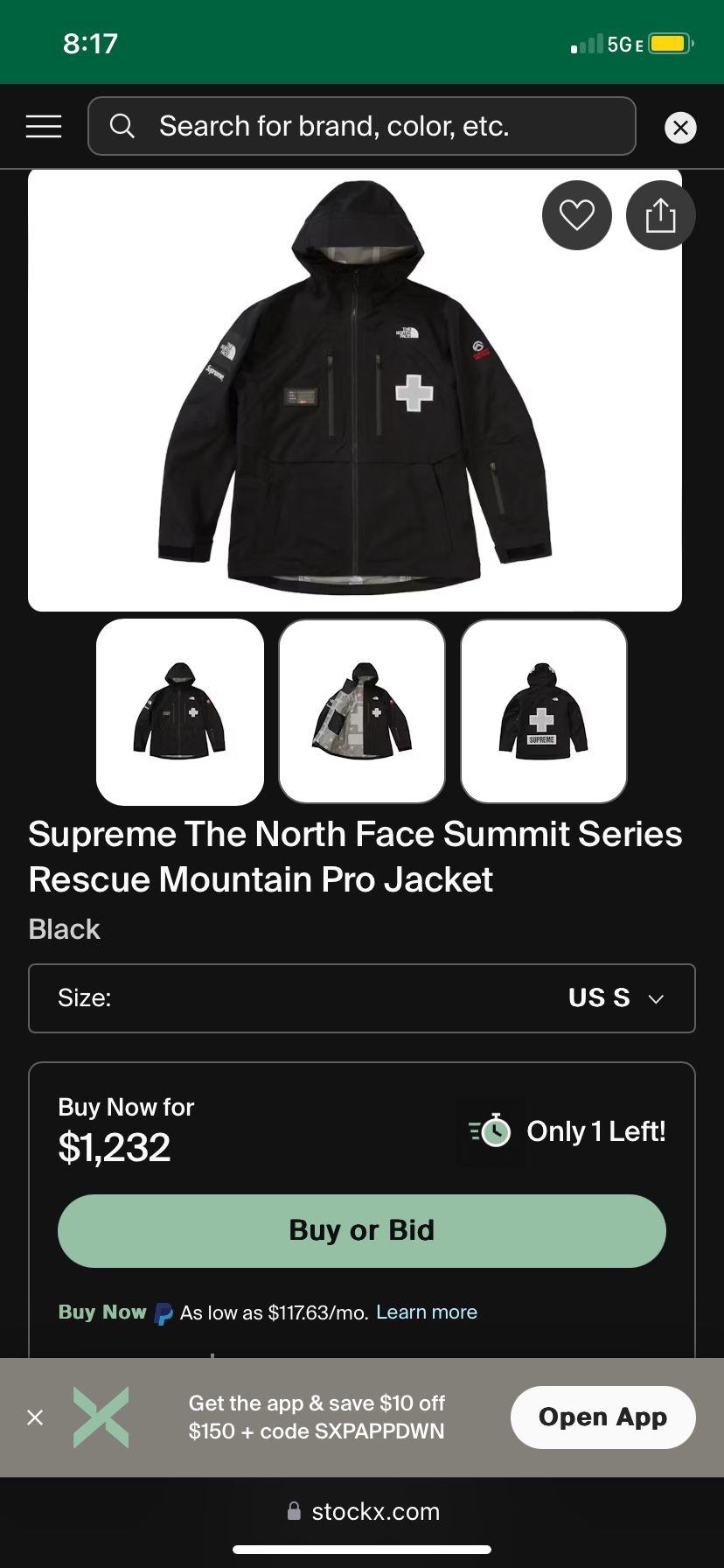 Supreme the north face summit series rescue mountain pro jacket