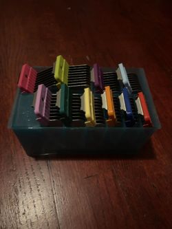 Colorful hair c clipper guard set