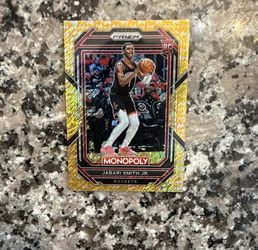 Jabari Smith Jr. Panini Prizm Monopoly RC Basketball Card