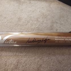 Anthony Volpe Signed Baseball Bat