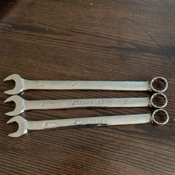 Snap On Wrenches 17mm, 18mm, 19mm