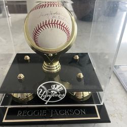 Signed Reggie Jackson Ball 