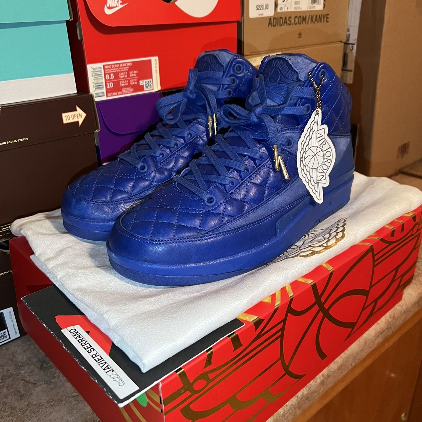 NIKE AIR JORDAN 2 JUST DON BLUE Sz 9 for Sale in Chicago, IL - OfferUp