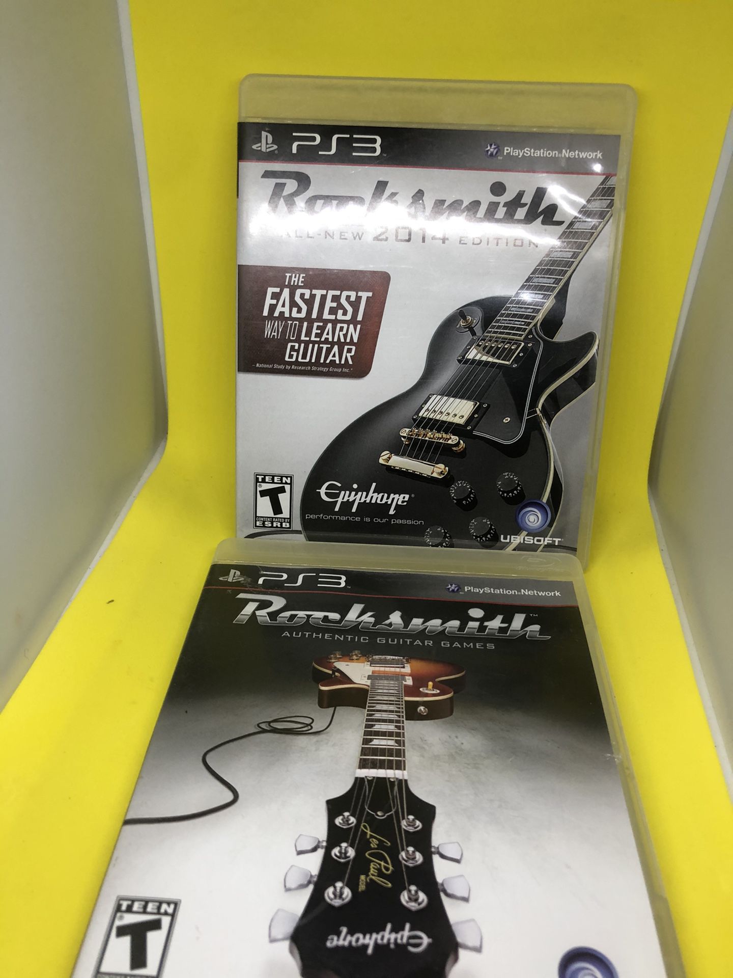 PS3 Games - Rocksmith & Rocksmith 2014 - Tested- Fast Shipping!