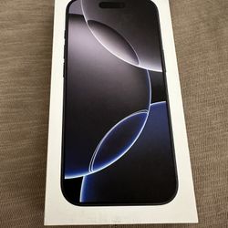 New Apple iPhone 16 Pro 256gb Black Titanium Unlocked