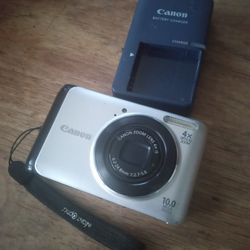 CANON POWERSHOT A3000 IMAGE STABILIZER DIGITAL CAMERA 3.0" LCD 4X OPTICAL ZOOM 10.0 MEGAPIXELES TESTED WORKING 