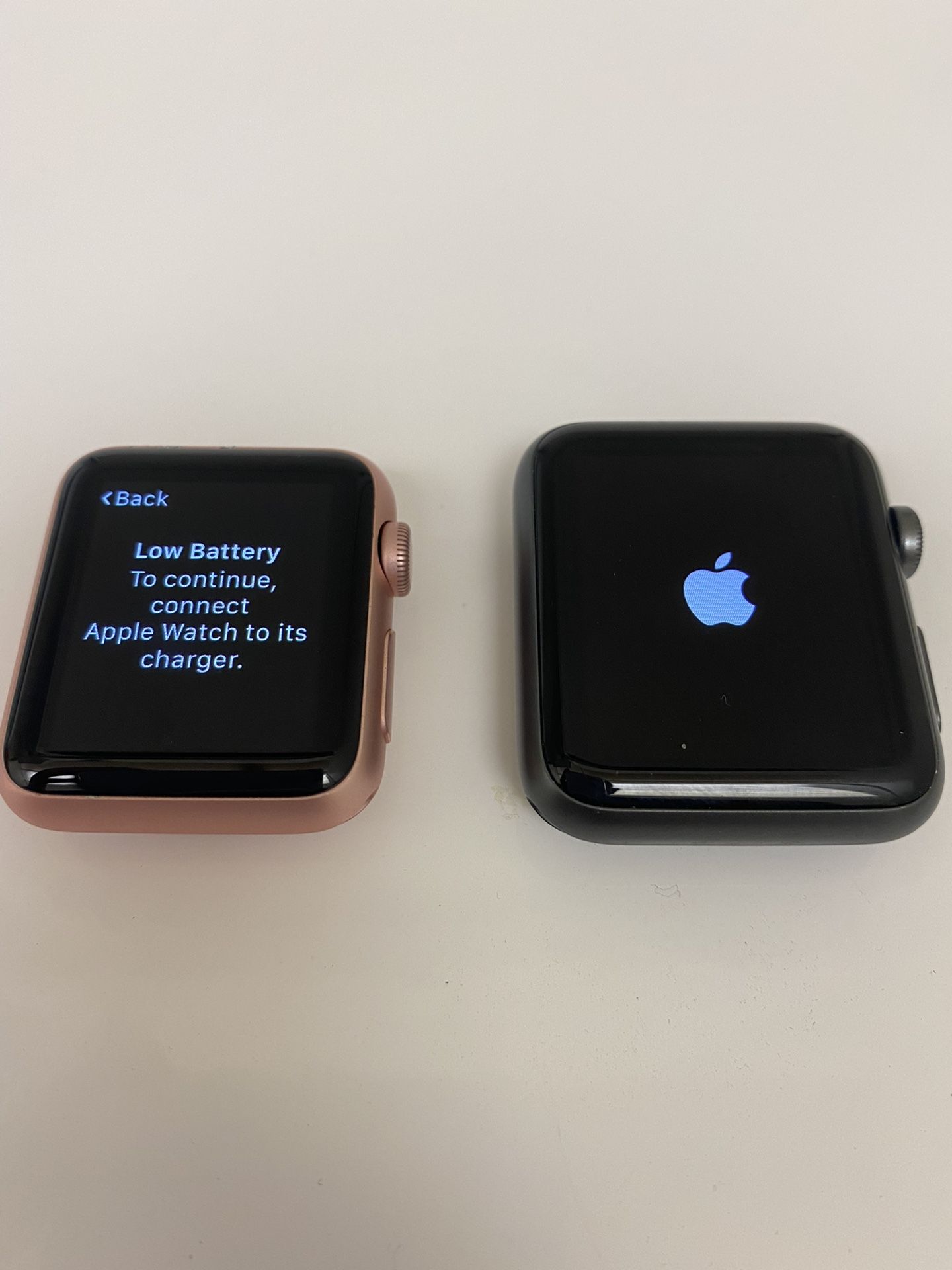 Two Apple Watch Series 1 For Parts