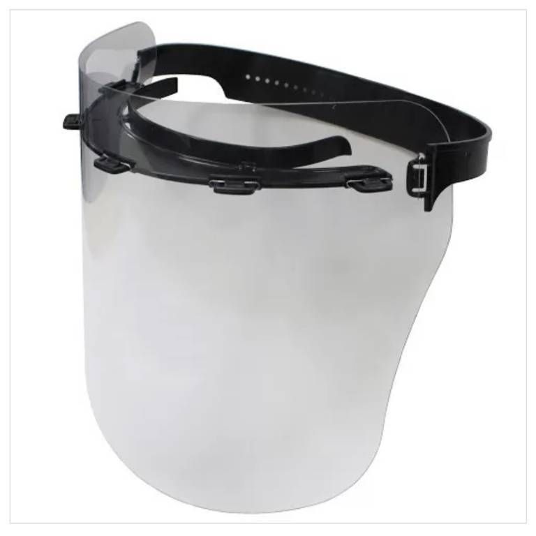 NEW surplus PPE reusable all plastic face shield mask personal protective equipment shields masks