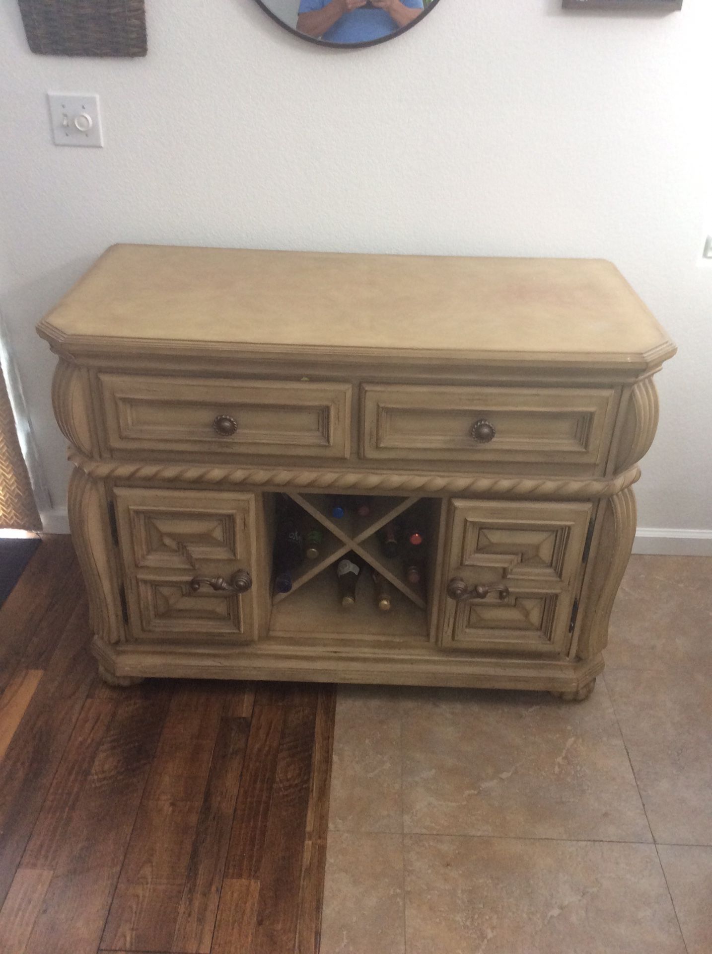 Purchased from fashion furniture solid wood heavy