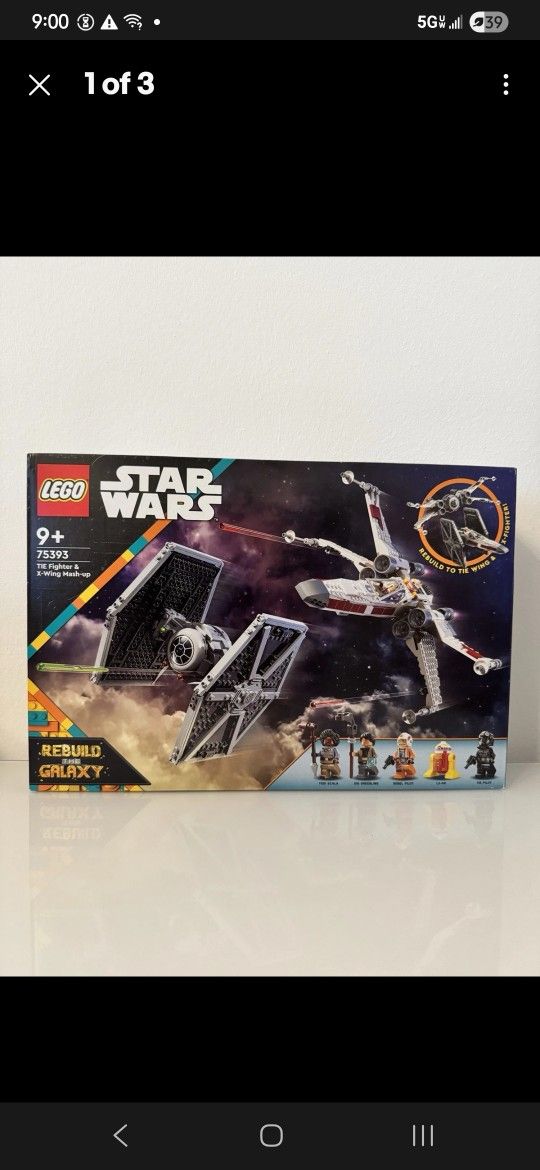 Lego Star Wars Tie Fighter & X Wing Mash-up 75393 & The LEGO Icons Transformers Bumblebee Collectible Building Set 10338 Brand New Sealed