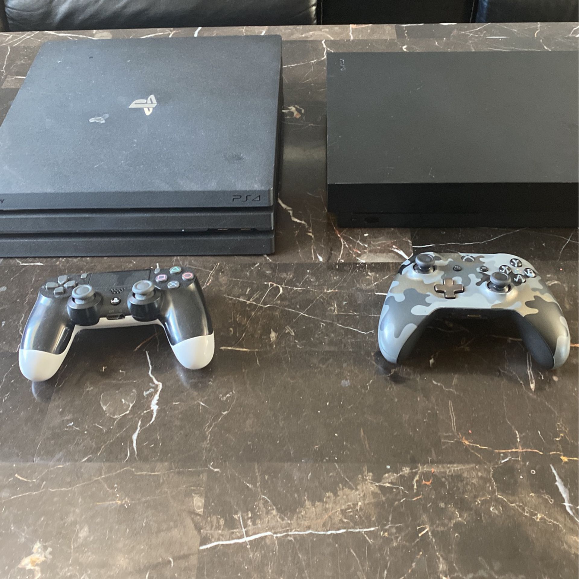 Xbox One X And PS4 PRO