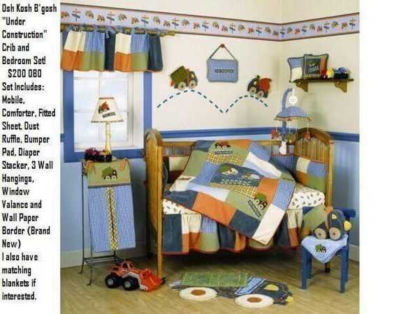 Osh Kosh Construction Zone Crib Bedding For Sale In Knox In Offerup