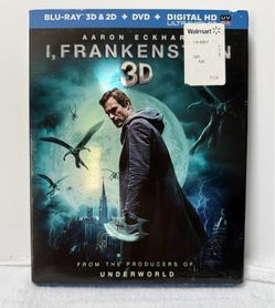 I, Frankenstein 3D Blu-ray + DVD + Digital HD Slipcover Aaron Eckhart