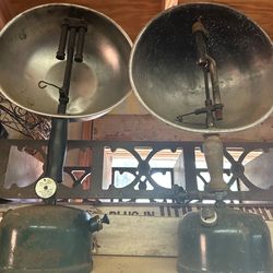 Antique Coleman lanterns two of them $150.00