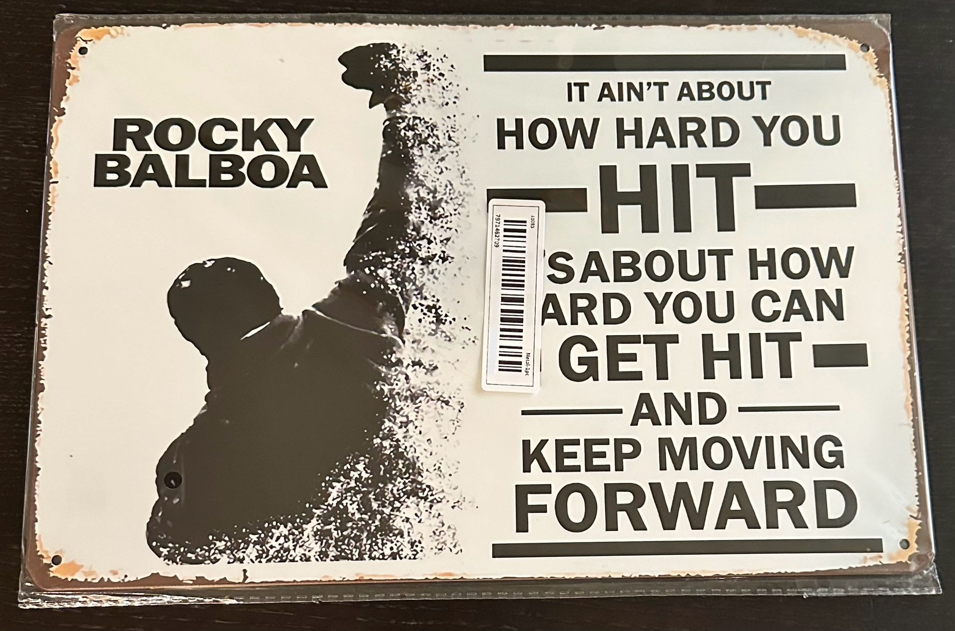 Rocky Balboa Metal Sign