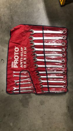 Proto 18 Piece Anti Slip Metric Wrench Set