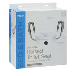 Raised Toilet Seat with Handles