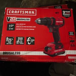 Craftsman V20 Brushless 1/2” Drill Driver Kit 