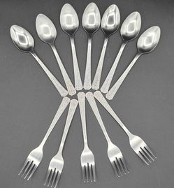 Vintage Stanley Roberts Bayberry Stainless Steel Flatware, 12 Pcs