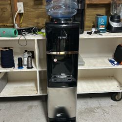 Stainless Steel Top Load Water Dispenser With Pet Bowl