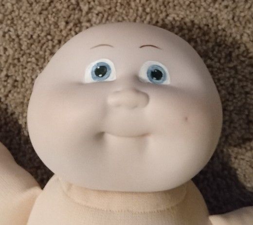 Cabbage Patch Doll Porcelain Head, Cloth Body