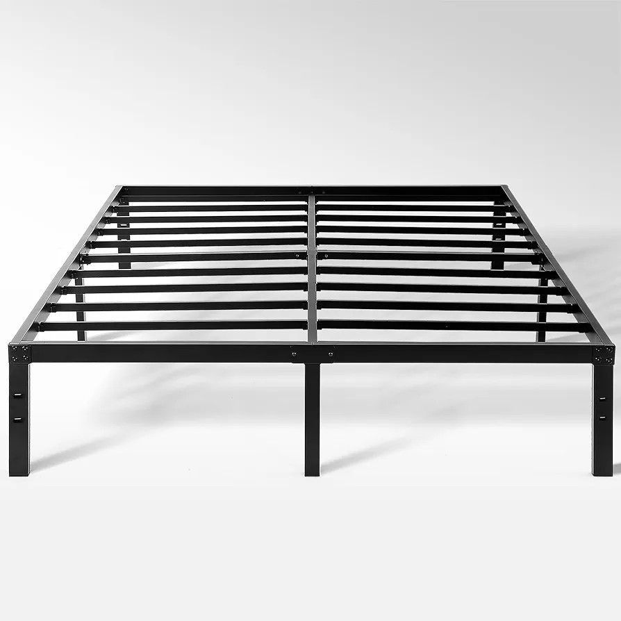 NOAH MEGATRON California King Size Platform Bed Frame 14 Inch Heavy Duty Metal Steel Slat