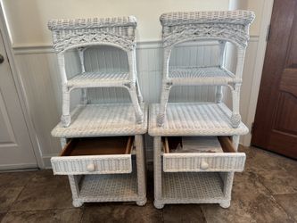 Wicker End Tables (4)