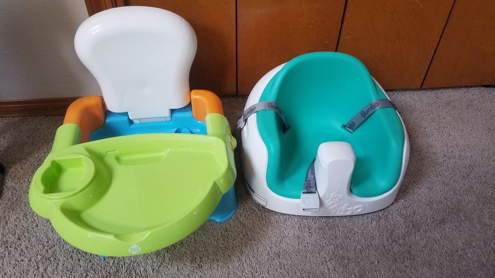 Eating chairs for baby. Selling in pairs. Still in very good condition.