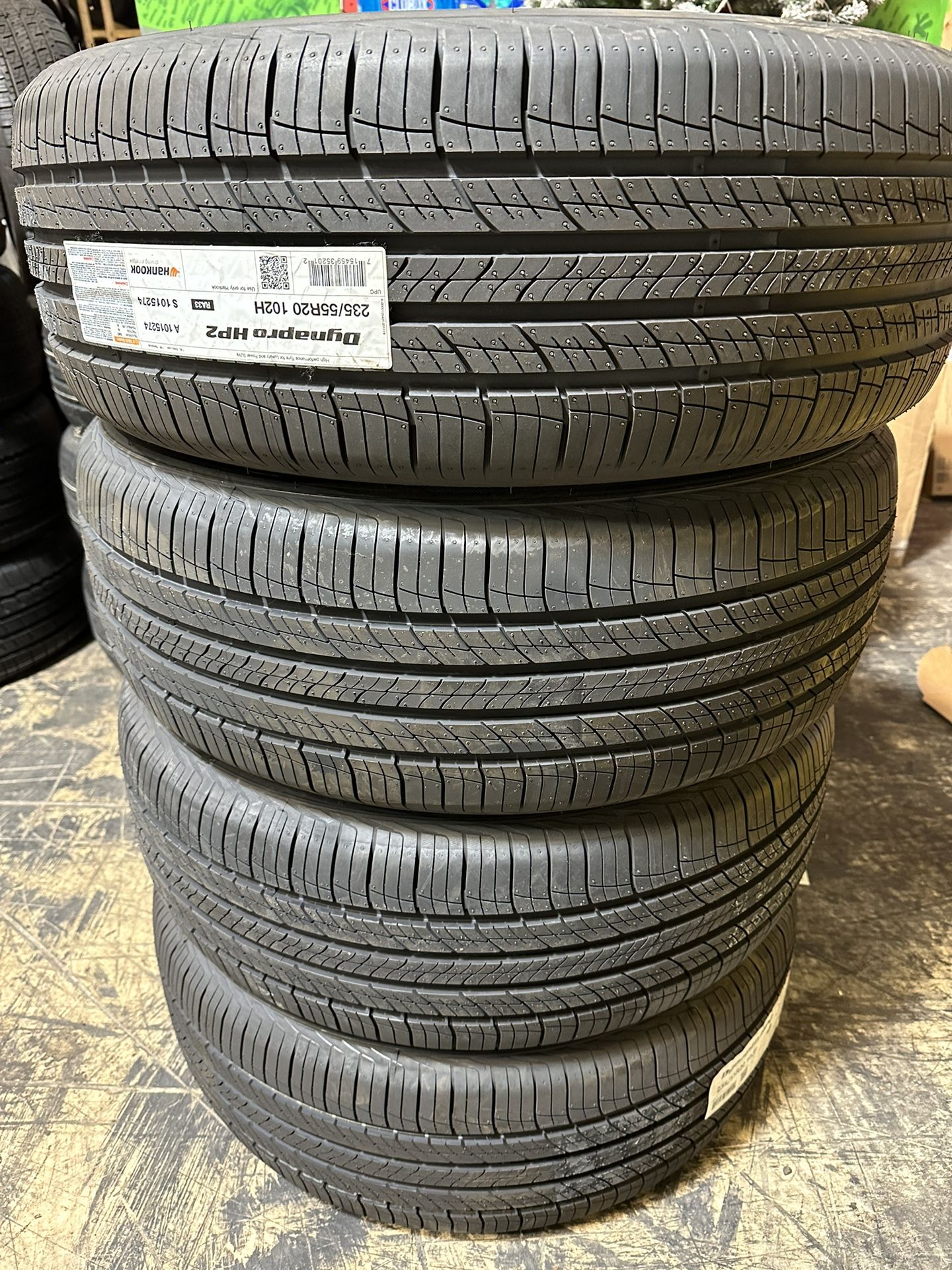 Set of 4 New 235/55R20 Hankook DynaPro HP2