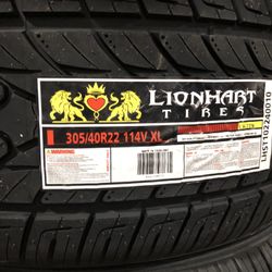 Brand New Tires (1) Lionhart LH Ten (305/40R22XL) (Single) ($125)