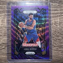 2023-24 Panini Monopoly Jamal Murray from Denver Nuggets With Purple Border 