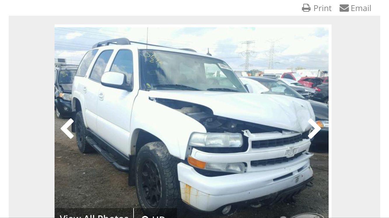 2004 Chevy Tahoe K1500 selling parts for sale
