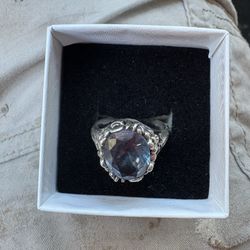 Silver Topaz Ring