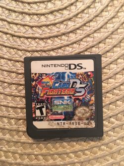 Nintendo ds snk vs capcom card fighters