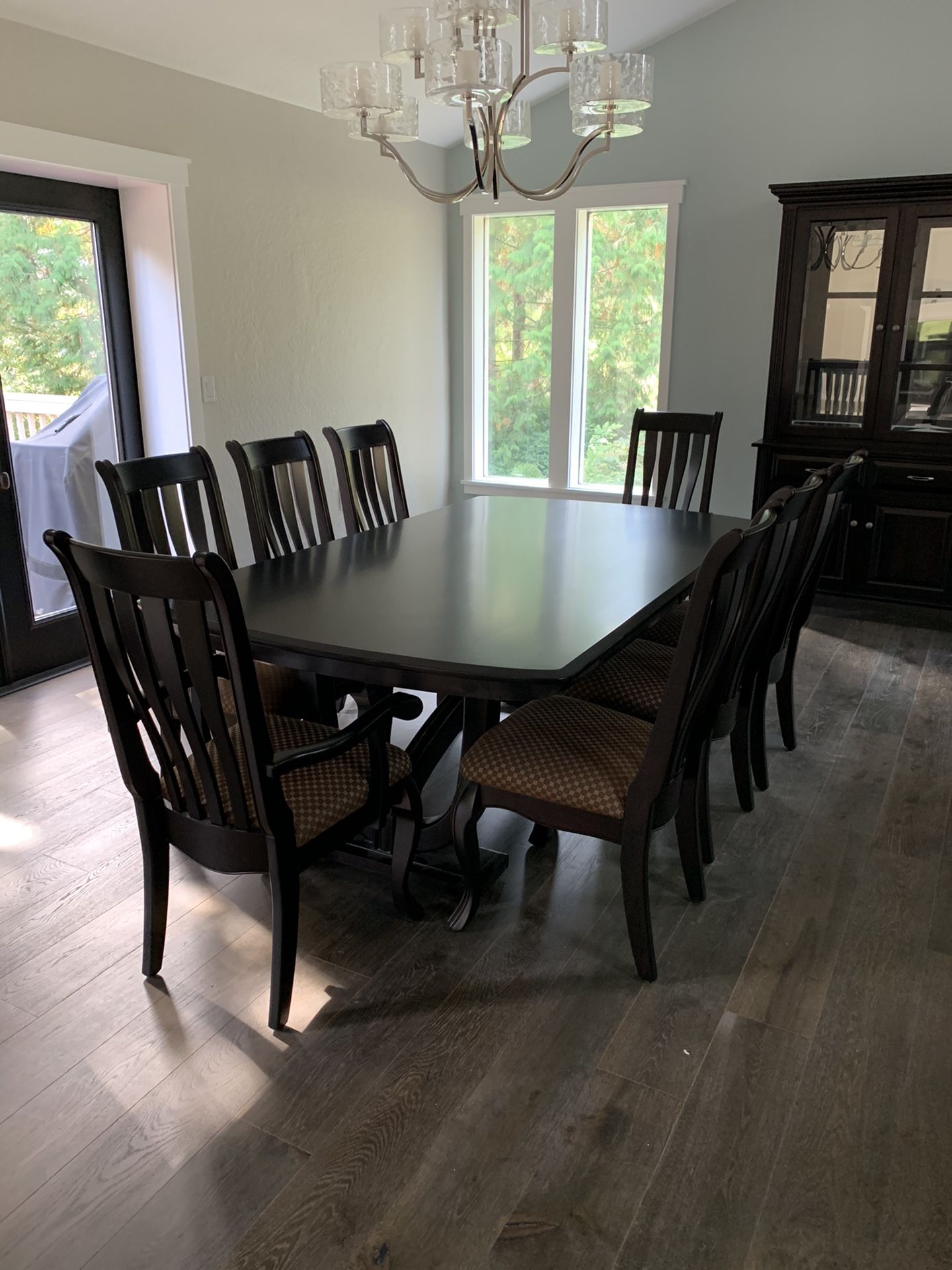 High end Dining room table and chairs