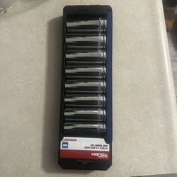 9-PIECE 1/2-INCH DRIVE DEEP SOCKET SET