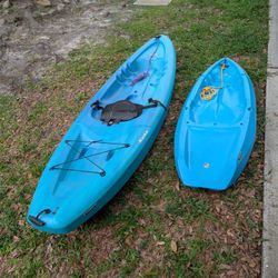 🛶 2 Lifetime Kayaks w/ Paddles & Life Jackets – Adult + Youth Bundle!