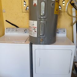 Water heater washer dryer