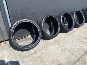Set 4 Radar Dimax AS-8 295/35/24 tires, new Takeoffs, 99.9% tread, sell all 4 $600 cash carry out