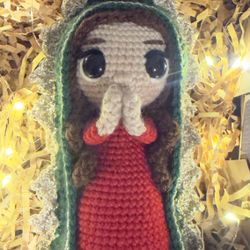 Virgen A Crochet 🧶 Por pedido 