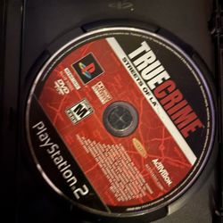 True Crime PlayStation 2 Game 
