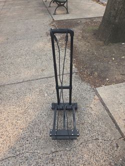 Black Folding Luggage Cart Hand Truck