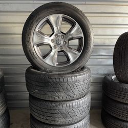 20” Bridgestone Dueler LX 275/55R20 Chevrolet, GMC and Dodge Ram 1500 Tires and Wheels Rims 