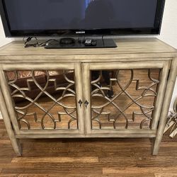 Sanctuary Two Door Mirrored Console 