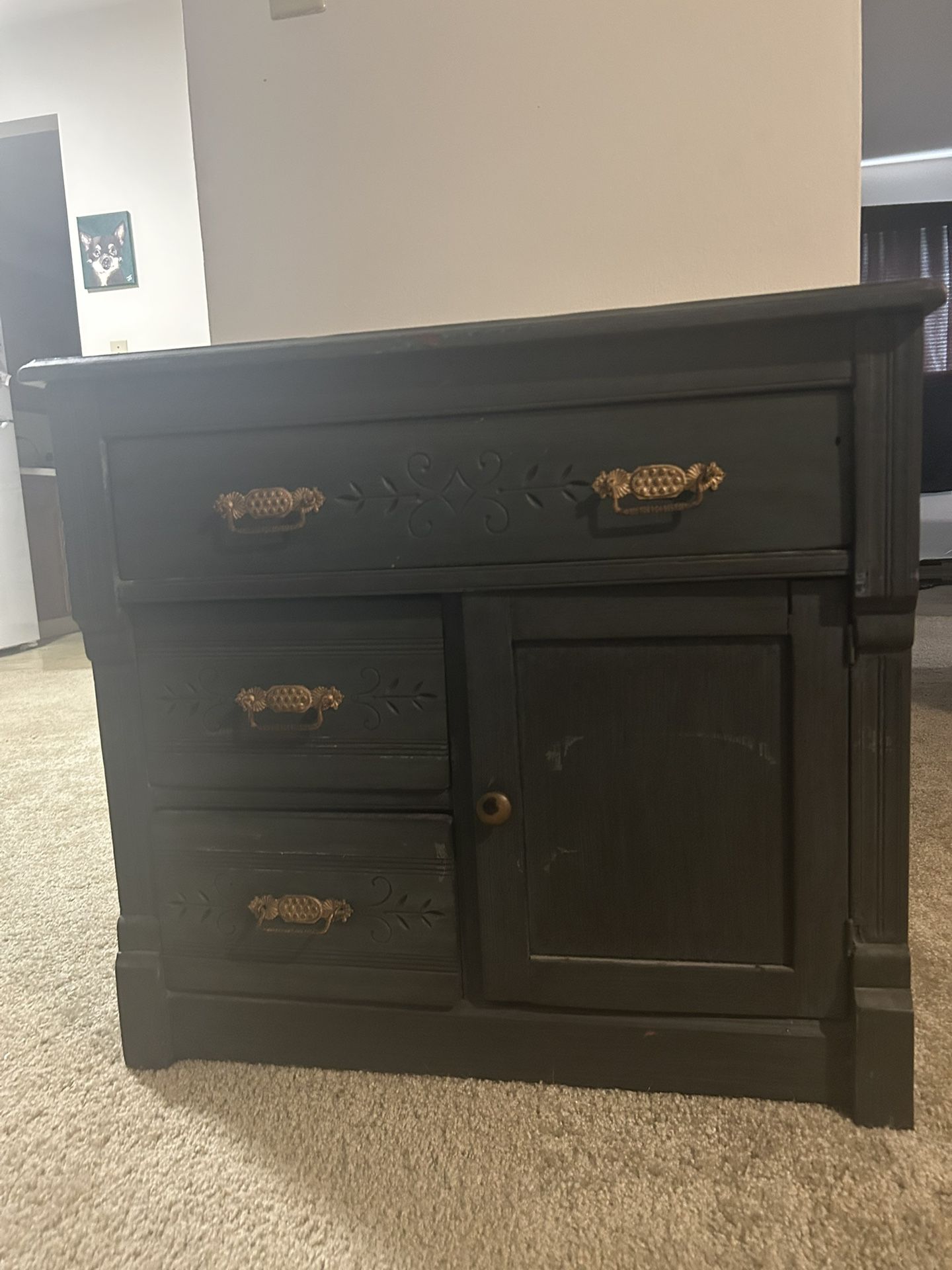 Antique Wood Dresser