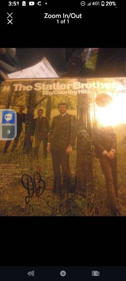 The Statler Brothers Big Country Hits Vinyl Message For Shipping