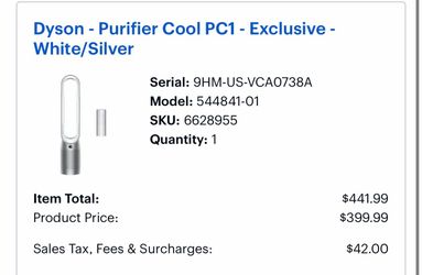 Dyson Purifier Cool PC1 White/Silver