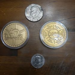 Gold Coins and  Pendents 