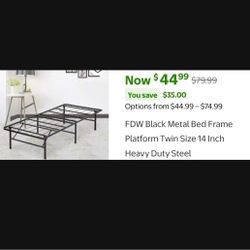 Metal Bed Frame (Matress Not Included)