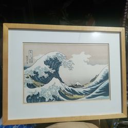 Great Wave Hokusai Woodblock Print